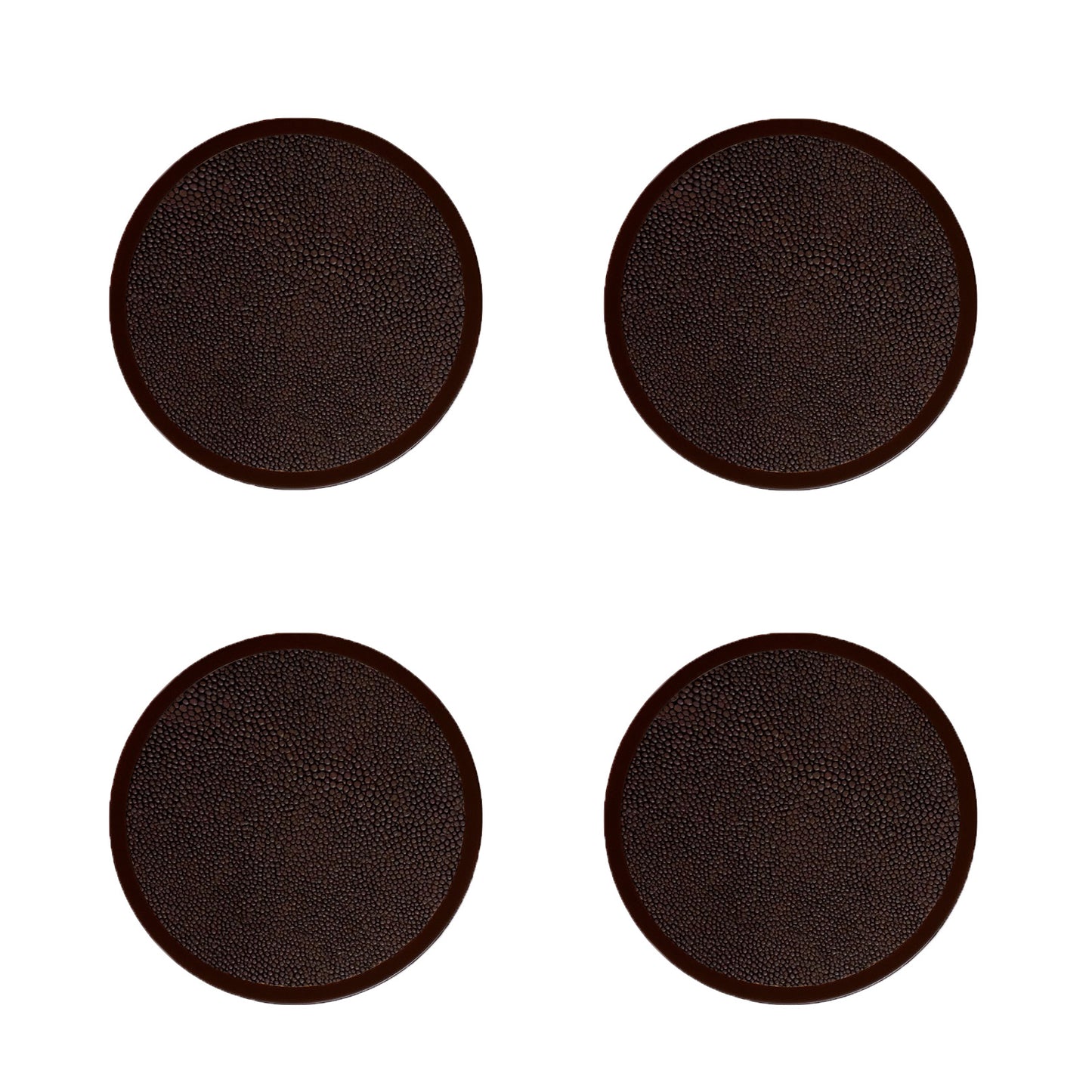 Anthracite Coasters - Set of 4