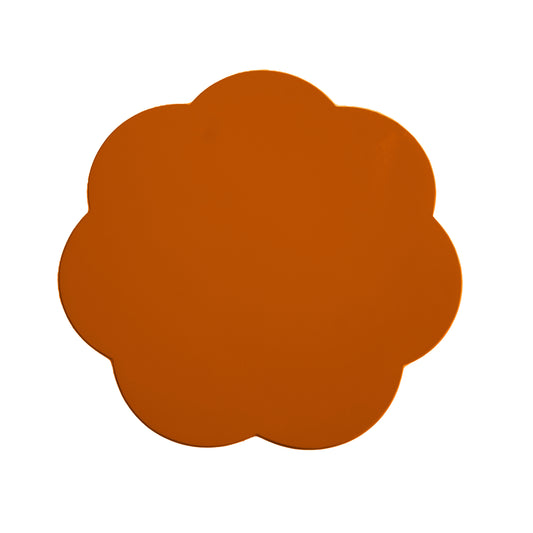 Orange lackierte Tischsets – 4er-Set