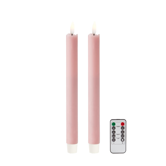 Pink LED Candle - Set of 2