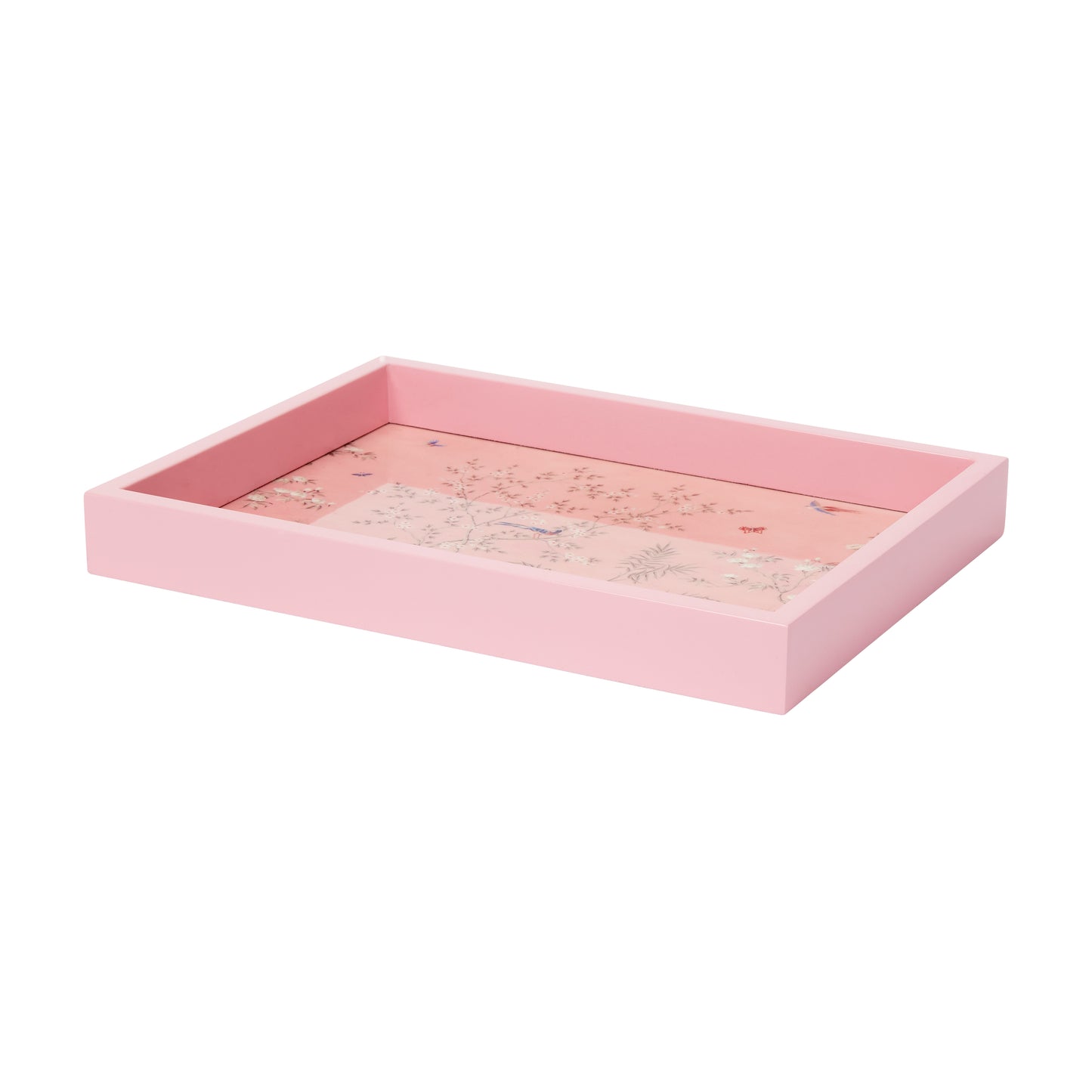 Pink Small Chinoiserie Tray - Addison Ross Ltd EU