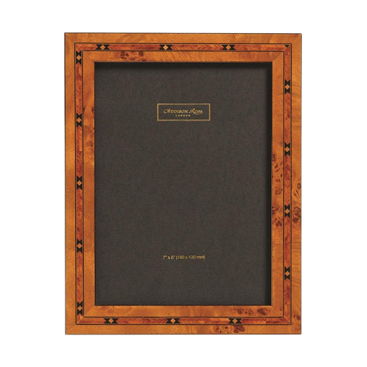 Brown Star 2cm Marquetry Frame - Wood Frames - Addison Ross