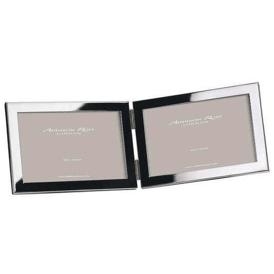 15 mm dubbel zilveren frame met vierkante hoeken (liggend)