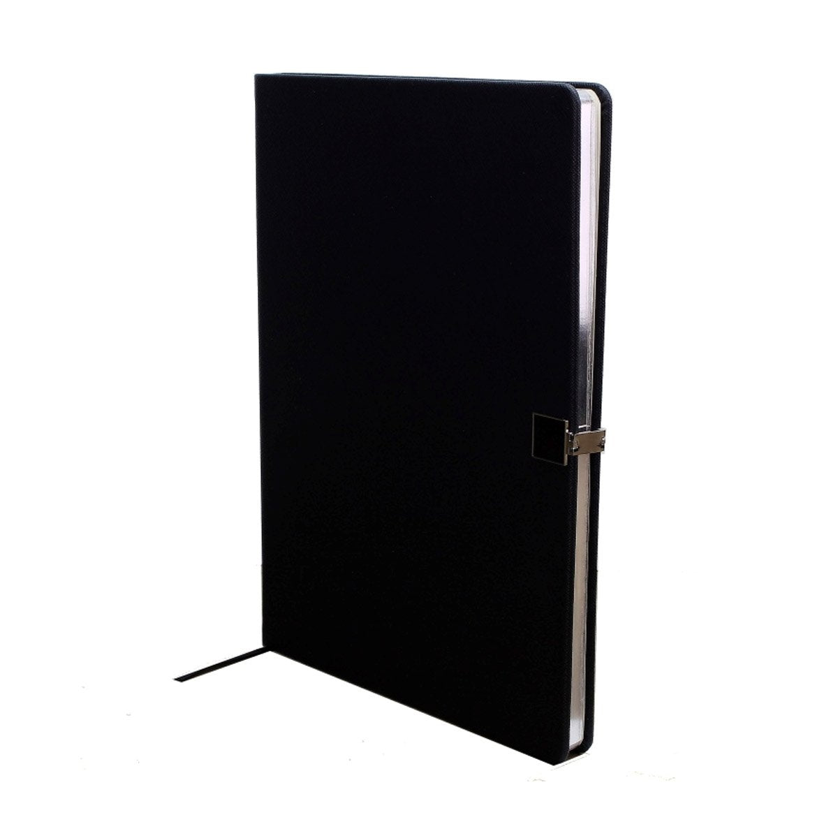 Black & Silver A4 Notebook