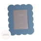 Chambray Blue Lacquered Scallop Photo Frame – Limited Edition