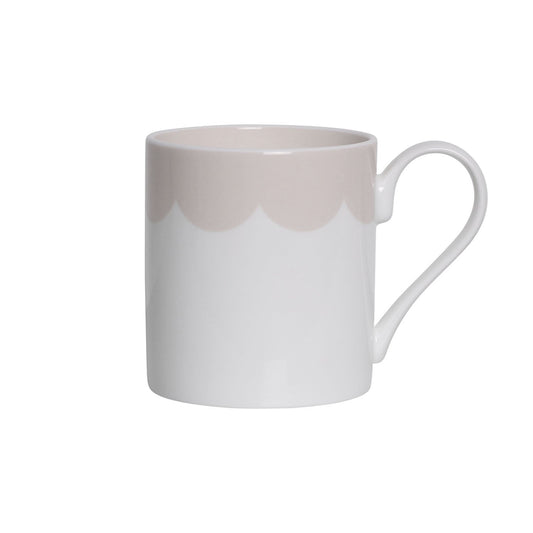 Cappuccino Scallop Bone China Mug