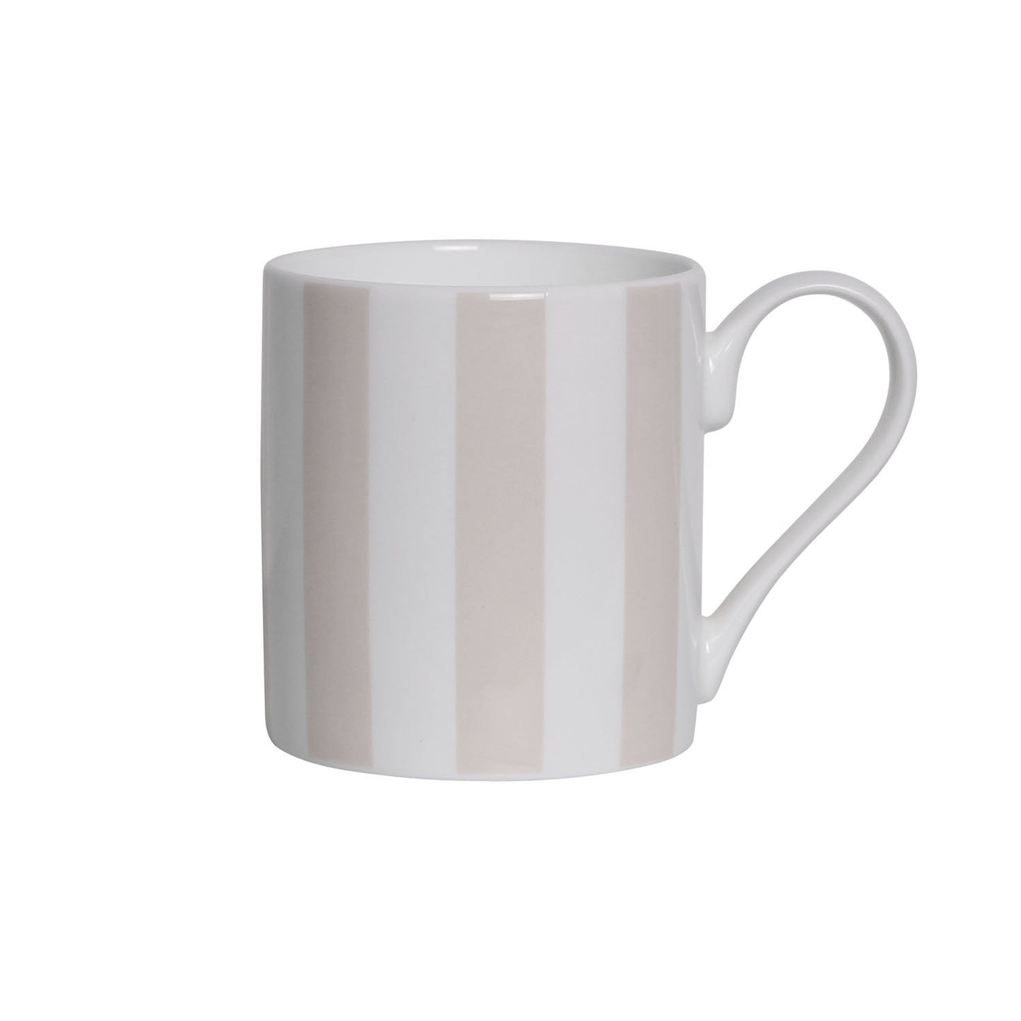 Cappuccino Stripe Bone China Mug