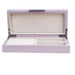 Pink Lacquer Box With Silver