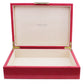 Large Pink Shagreen Lacquer Box with Gold