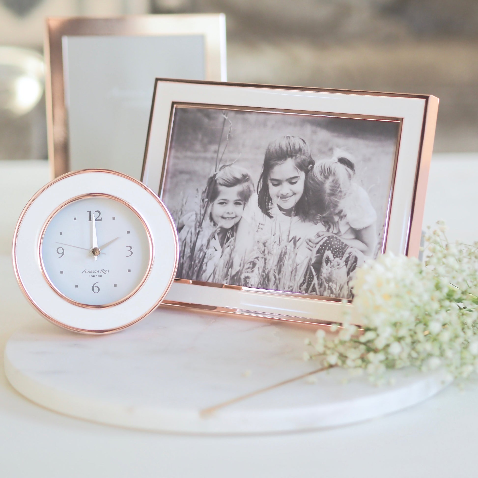Rose Gold & Pink Alarm Clock - Clock - Addison Ross