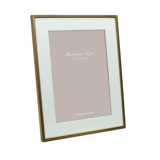 Matte Gold Photo Frame with Mount
