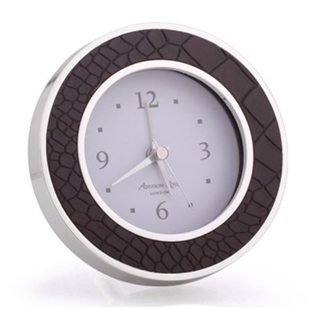 Choc Croc & Silver Alarm Clock - Clock - Addison Ross