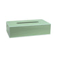 Mintgrüne rechteckige Taschentuchbox