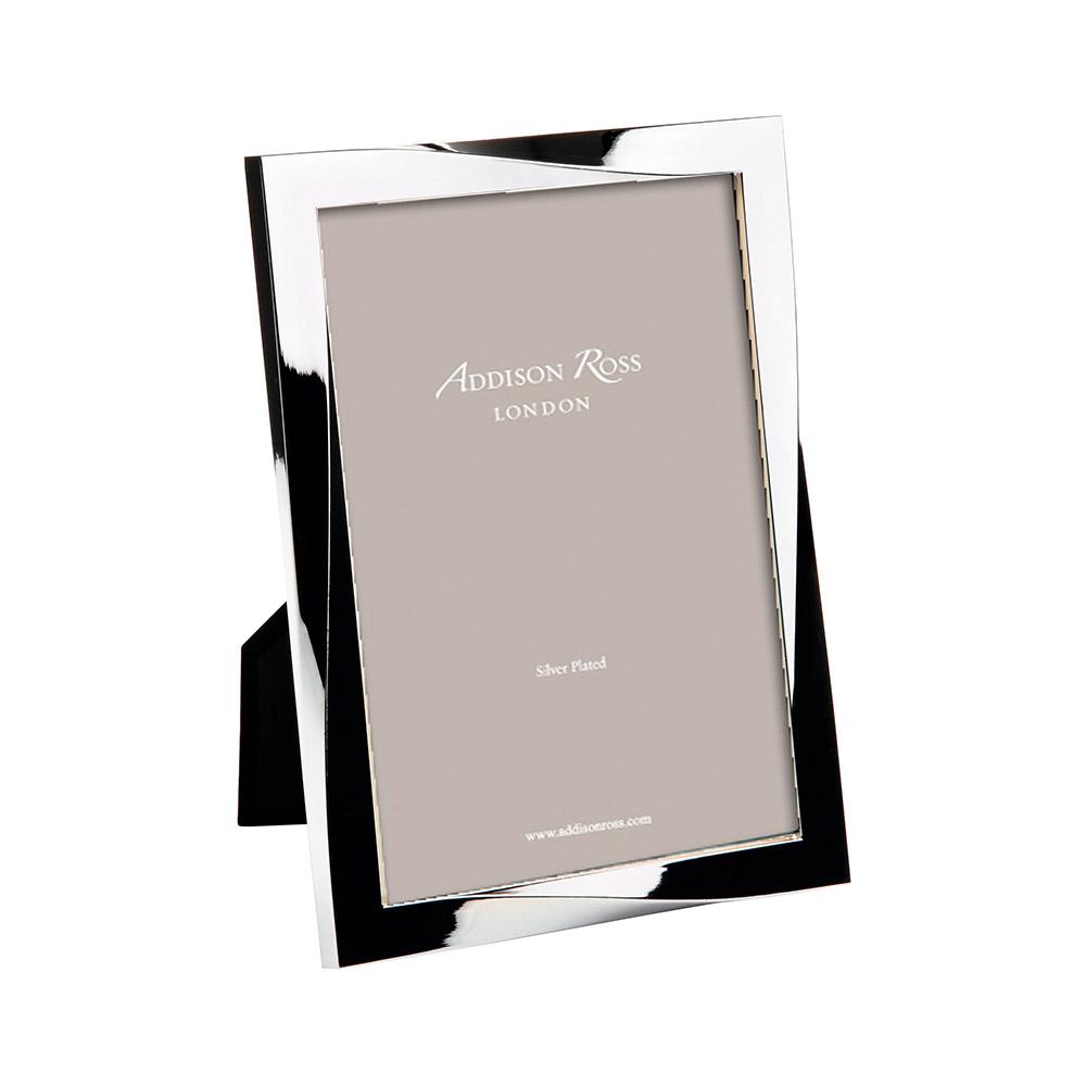 Silver Plated Twist Photo Frame - Silver Frames - Addison Ross