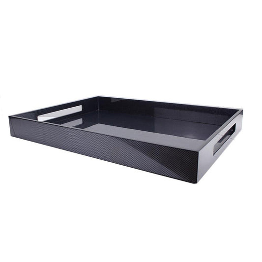 Carbon Fibre Large Lacquered Ottoman Tray